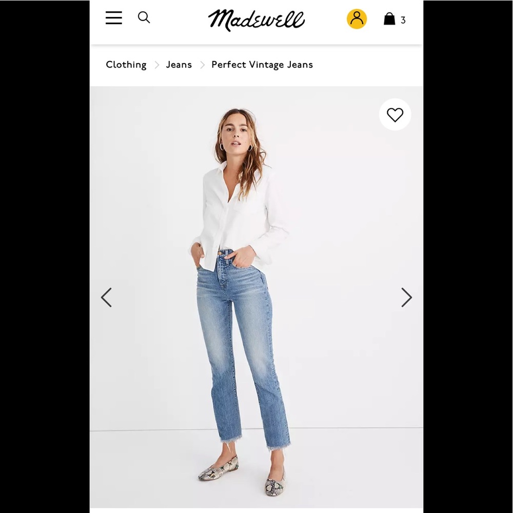 Madewell The Perfect Vintage Jean